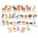 Magnetiniai lipdukai Gyvūnai